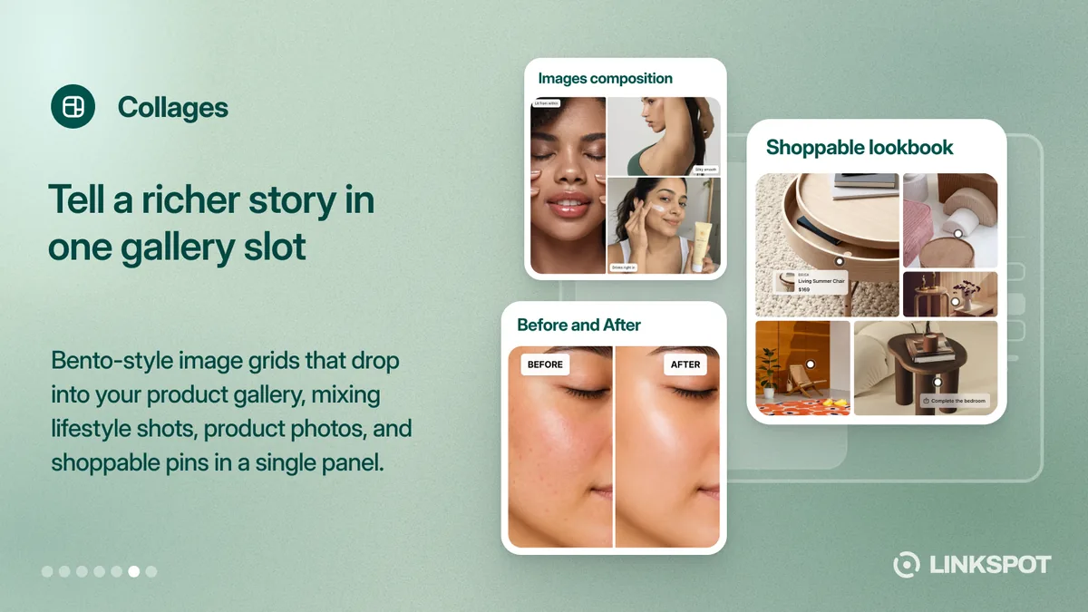 Screenshot 5 of the LinkSpot: Shoppable Images listing, 1600 by 900