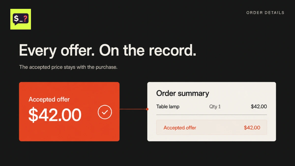 Screenshot 5 — Pricely: Make an Offer